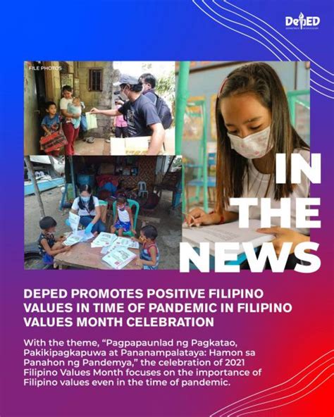 slogan about filipino values|DepEd promotes positive Filipino values in time of pandemic in .